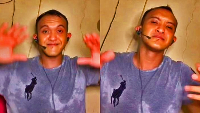 tangkapan layar live tiktok milik caisar yang 24 jam