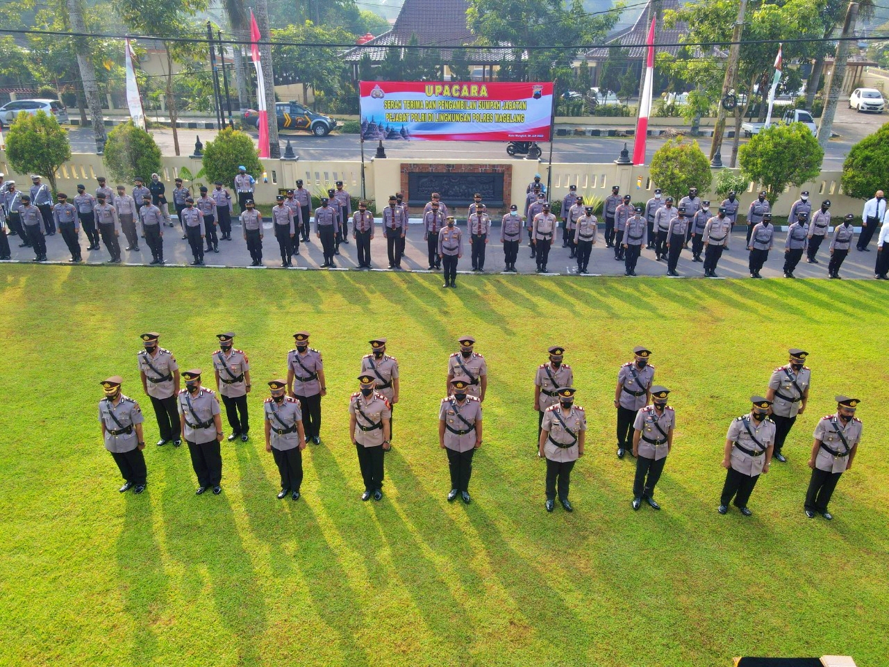 17 anggota Polres Magelang ikuti Sertijab termasuk Kapolsek