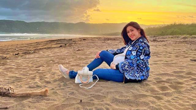 Potret Aliya Rajasa Hamil 7 Bulan Saat Liburan Di Magelang dan Pacitan