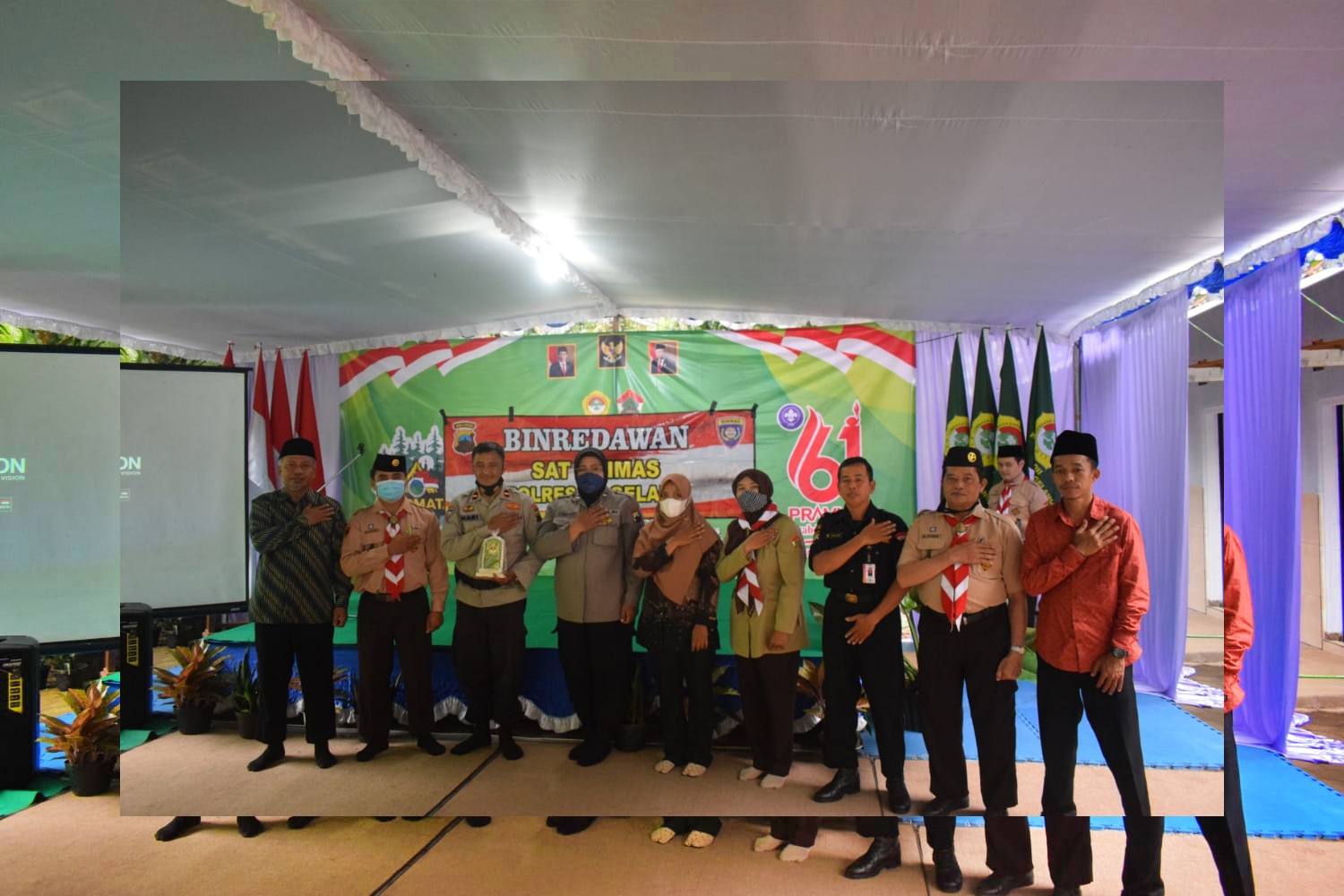 Bekali bahaya Pergaulan bebas dan narkoba kepada pemuda LDII kerja sama dengan Polres Magelang