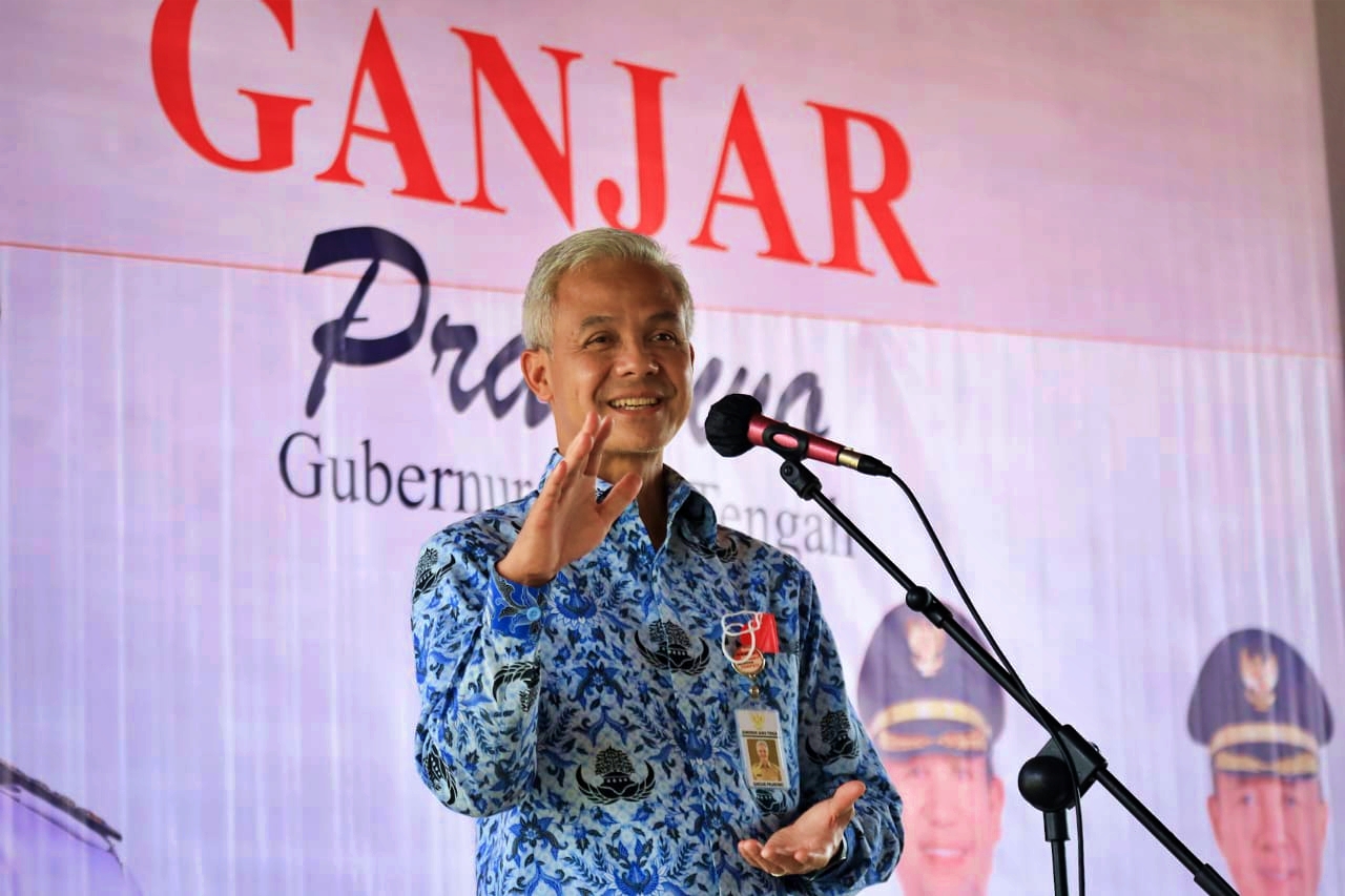 Ganjar Pranowo saat berbicara soal Pariwisata di Banyumas