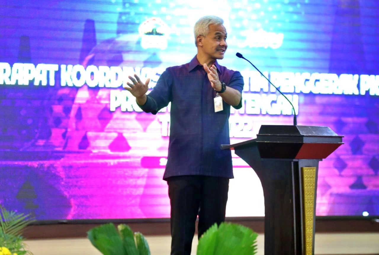 Ganjar Pranowo saat minta TP PKK ikut atasi masalah inflasi