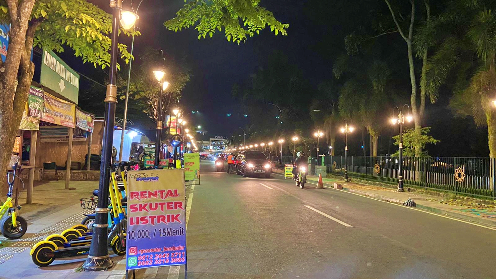 Jalan Medang Kamulan Borobudur yang akan menjadi salah satu ruas Car Free Night Borobudur