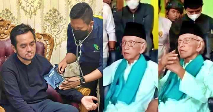 Kiri tersangka dugaan pencabulan yang merupakan anak kyai dalam foto sebelah kanan