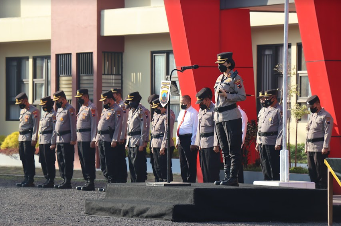 33 Personel Polres Magelang Kota Naik Pangkat