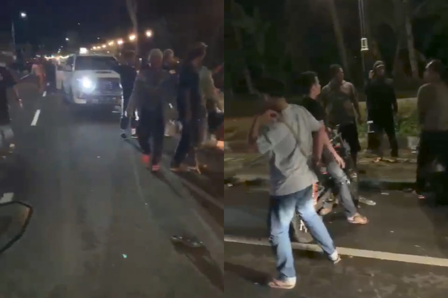 Tangkapan layar video diduga pelaku kejahatan jalanan ditangkap di Borobudur
