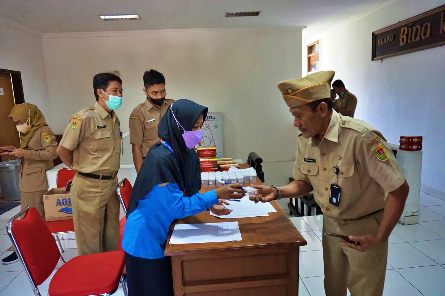 Tes urine oleh pejabat di Pemkab Magelang