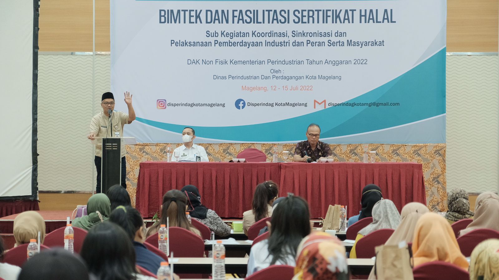 200 Pelaku IKM Pangan Kota Magelang Ikuti Bimtek Sertifikasi Halal