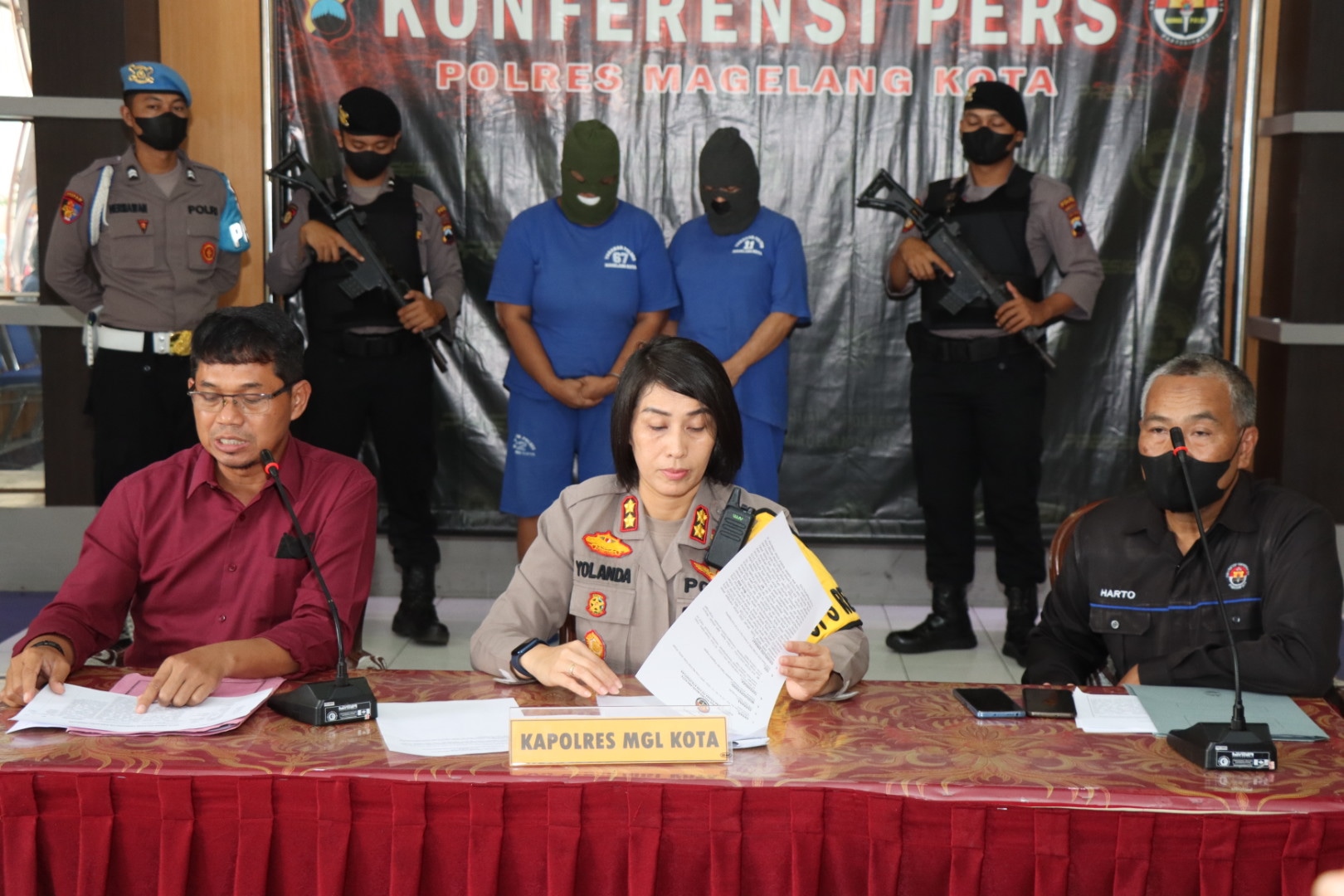 Tipu Korban Hingga Rp400 Juta, 2 Pelaku Dibekuk Polres Magelang Kota