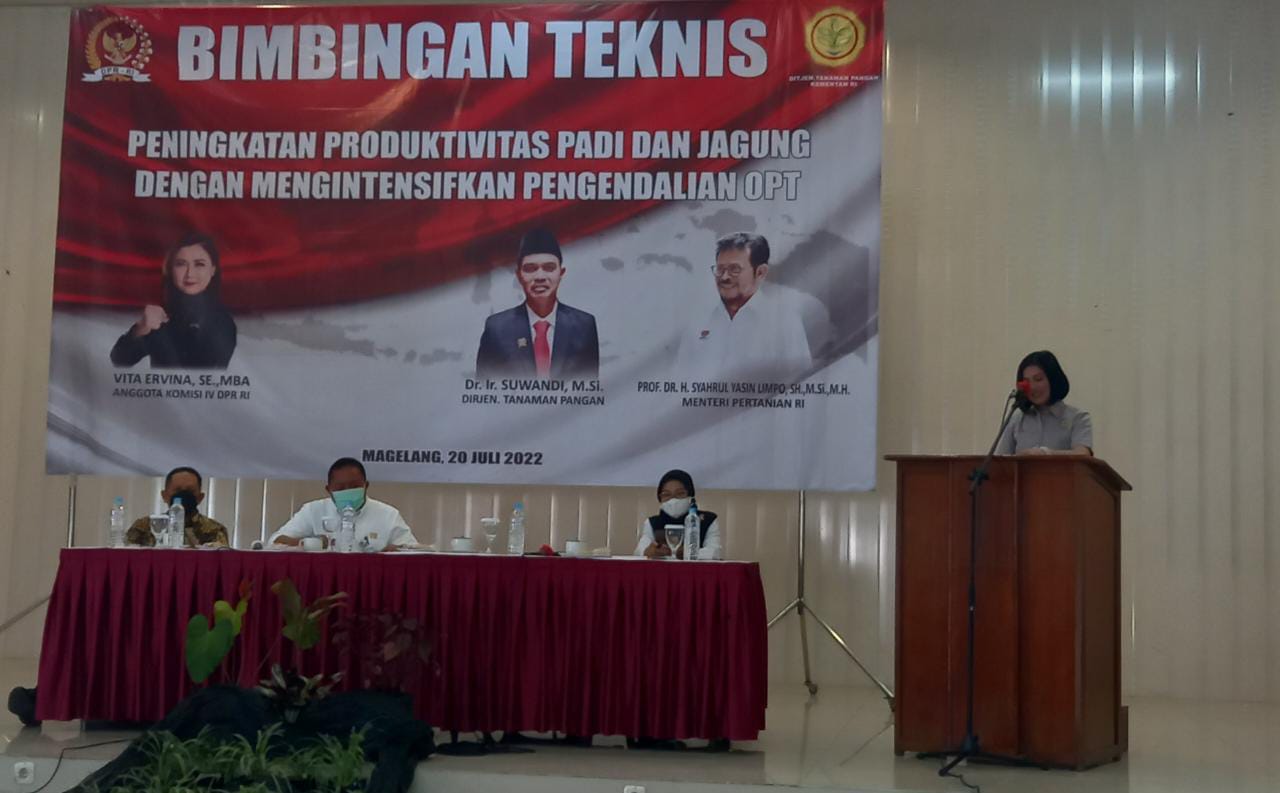 Tingkatkan Produktivitas Pertanian, Petani di Magelang Ikuti Bimtek Pengendalian OPT