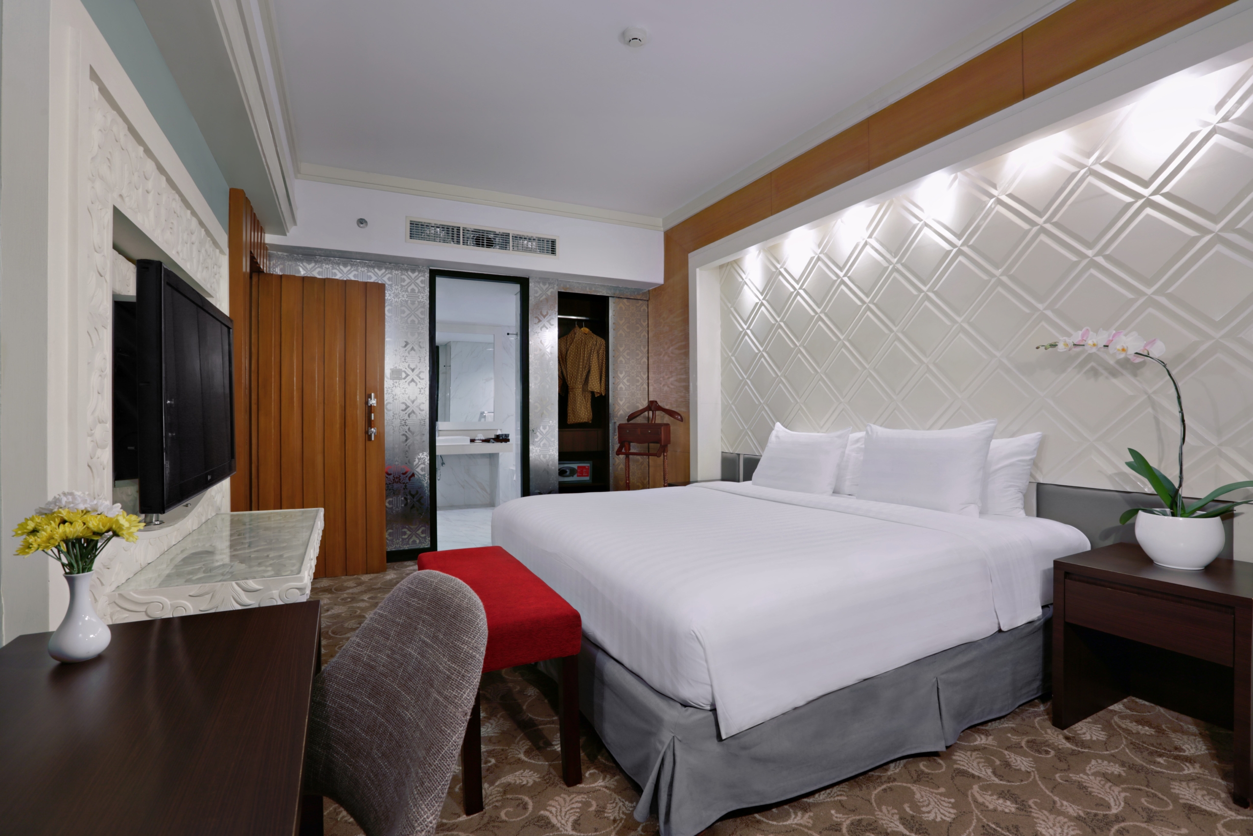 Salah satu kamar di Atria Hotel Magelang