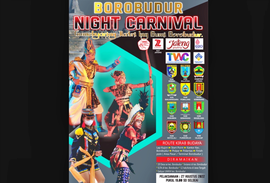 Kirab Budaya Borobudur Night Carnival 2022