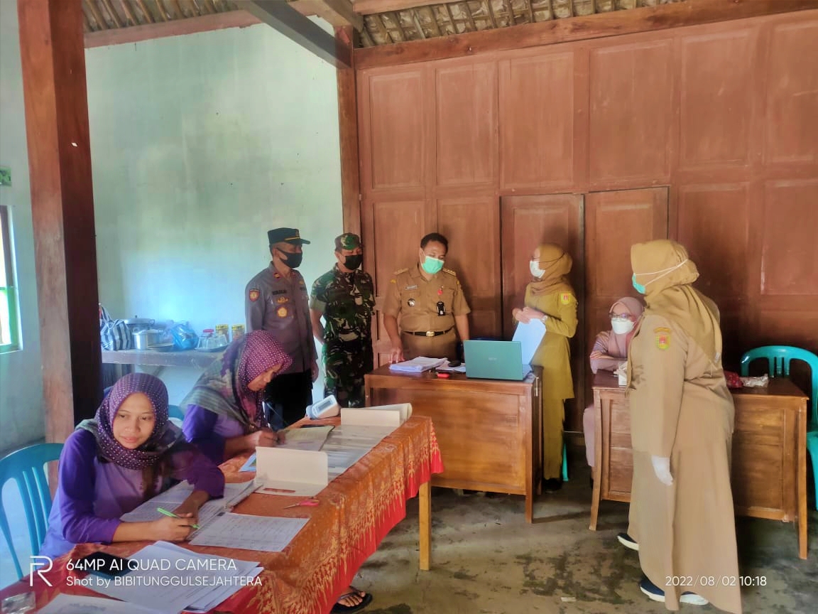 Pengecekan proses BIAN di Posyandu Mawar 9 Dusun Demangan Kebonrejo Salaman Magelang