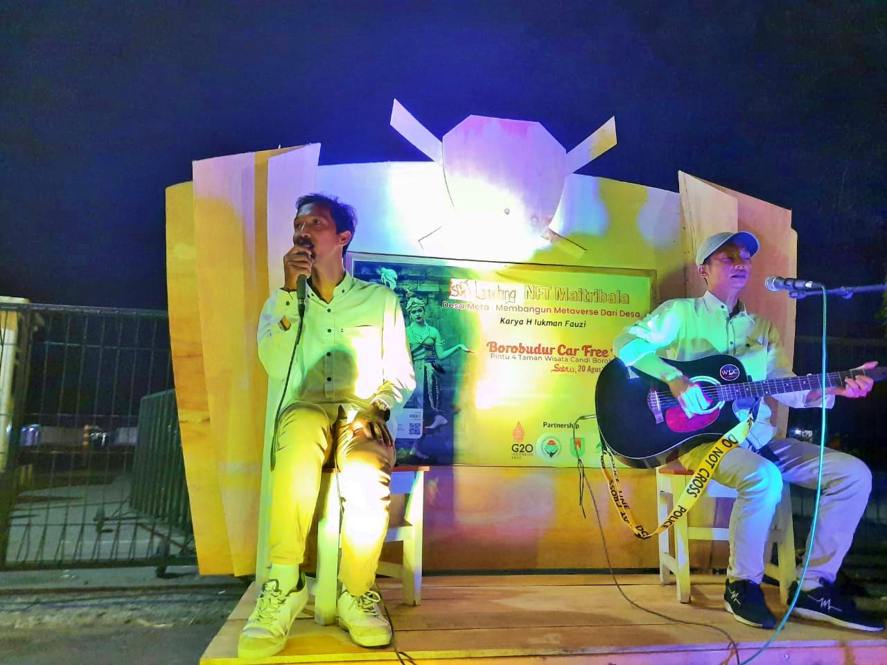 Pengenalan NFT Maitribala Dikenalkan saat Car Free Night Borobudur