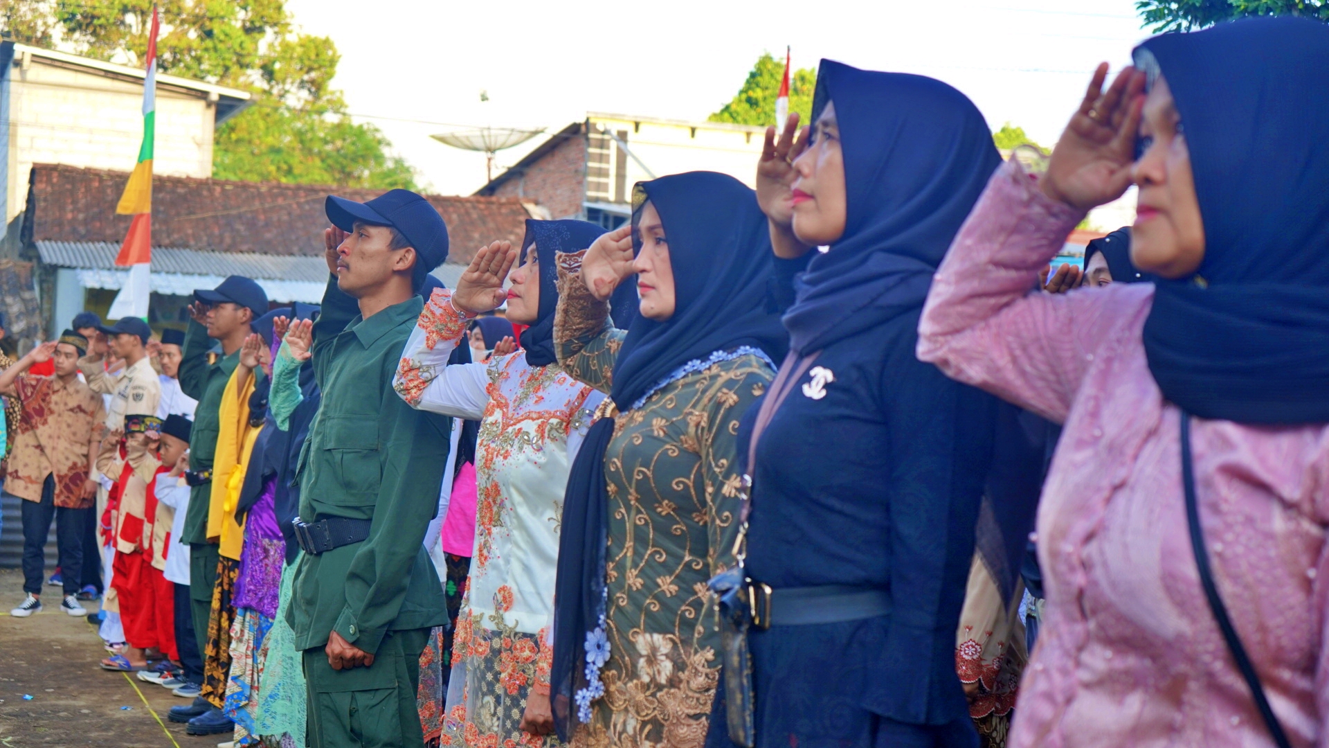 Warga Karangduren Sidorejo Tegalrejo Magelang peringati HUT Kemerdekaan RI