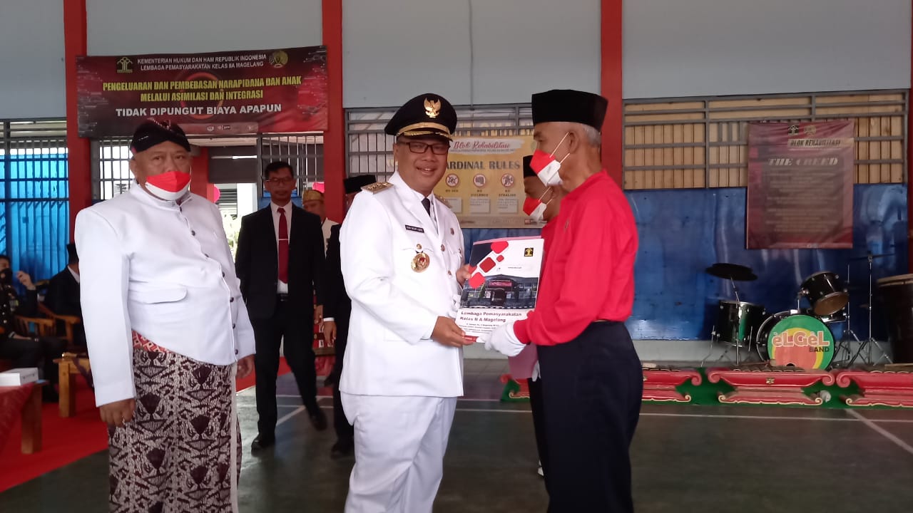 357 Warga Binaan Lapas Kelas IIA Magelang Dapat Remisi HUT ke-77 RI, 3 Orang Langsung Bebas