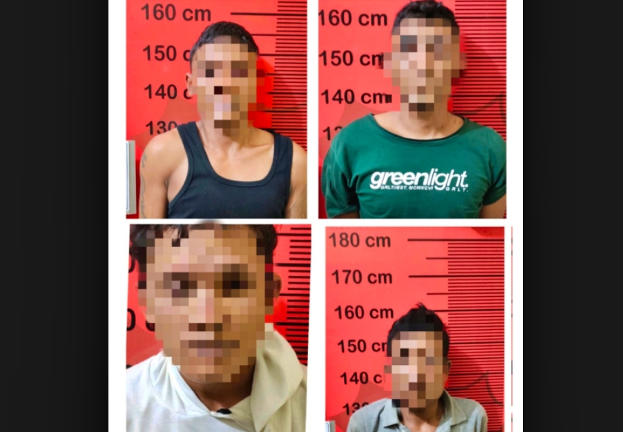 Empat Pelaku perampokan bersenjata