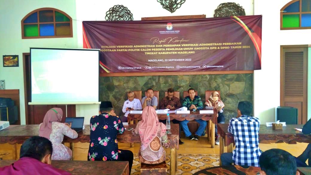 Kegiatan KPU Kabupaten Magelang dalam tahapan Pemilu 2024