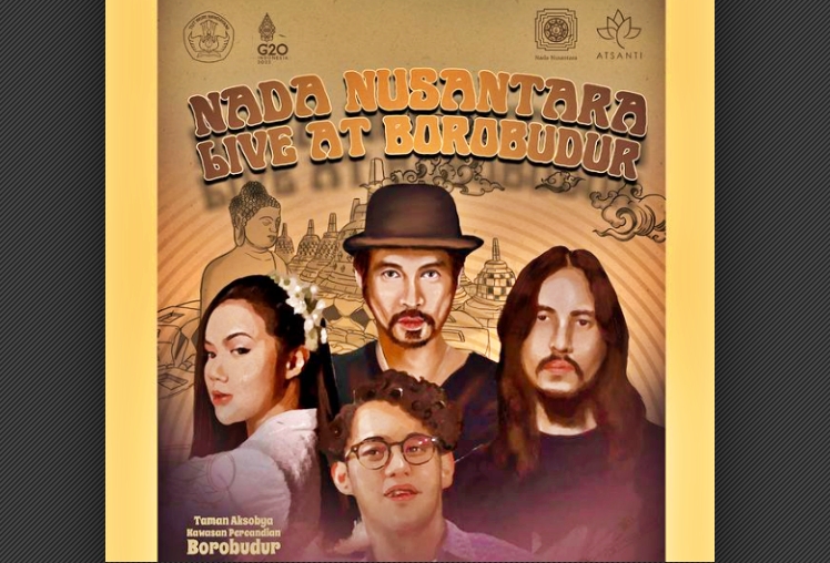 Konser Nada Nusantara 2022 di Borobudur