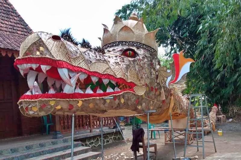 Ornamen naga akan ikut serta Kirab Budaya oleh masyarakat Borobudur sambut G20