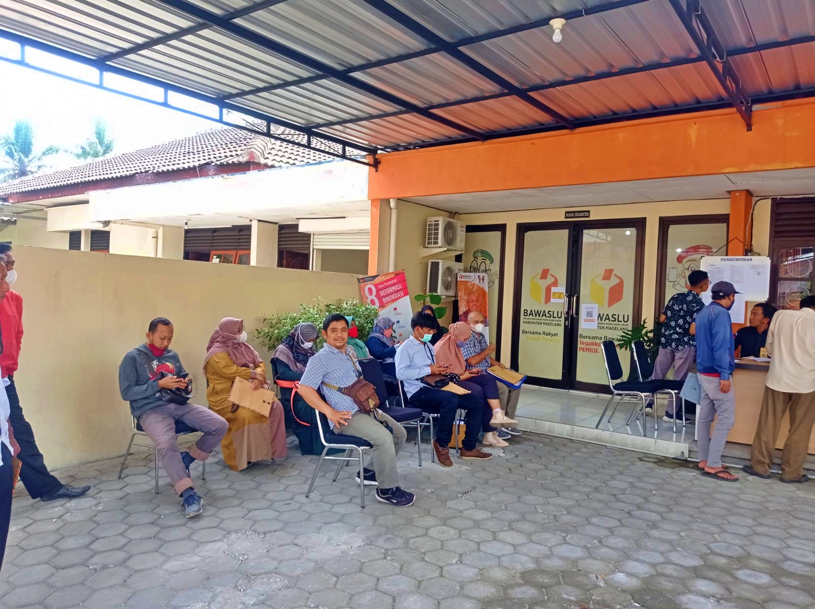 Pendaftaran Panwaslucam di Bawaslu Kabupaten Magelang