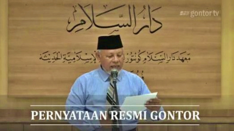 Pernyataan resmi dari Pondok Modern Darussalam Gontor terkait santri yang meninggal