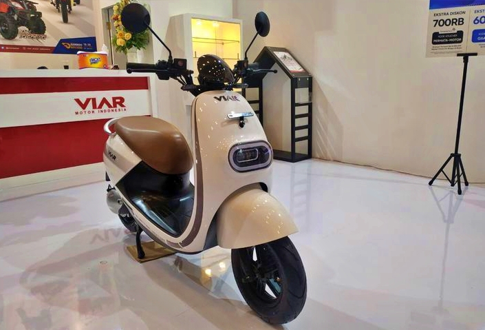 Salah satu motor listrik merk viar
