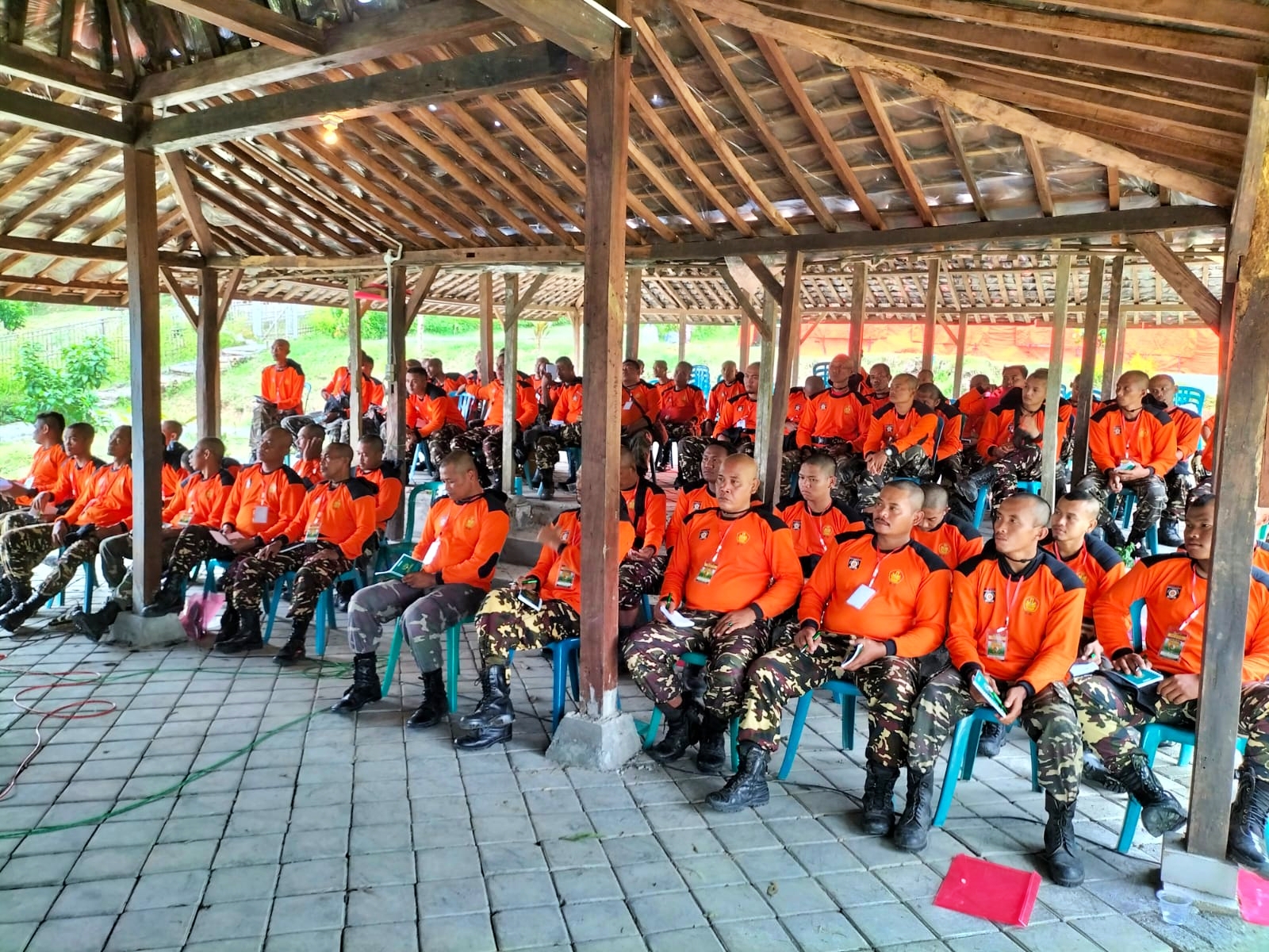 Benser Grobogan dan sekitar dapat pelatihan mitigas bencana dari Merapi Magelang