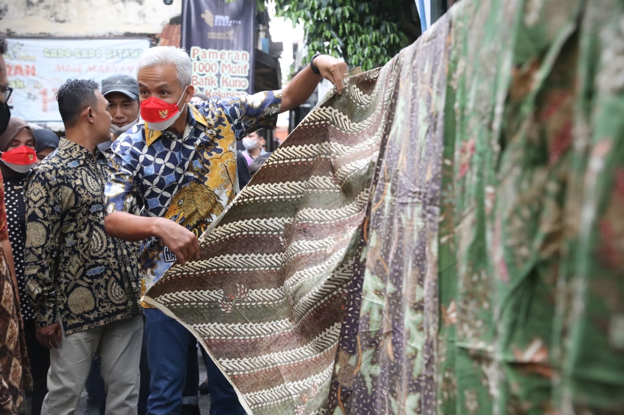 Ganjar Sebut Kampung Wisata Batik Kauman Solo Bisa Jadi Alternatif Wisata Dalam Negeri