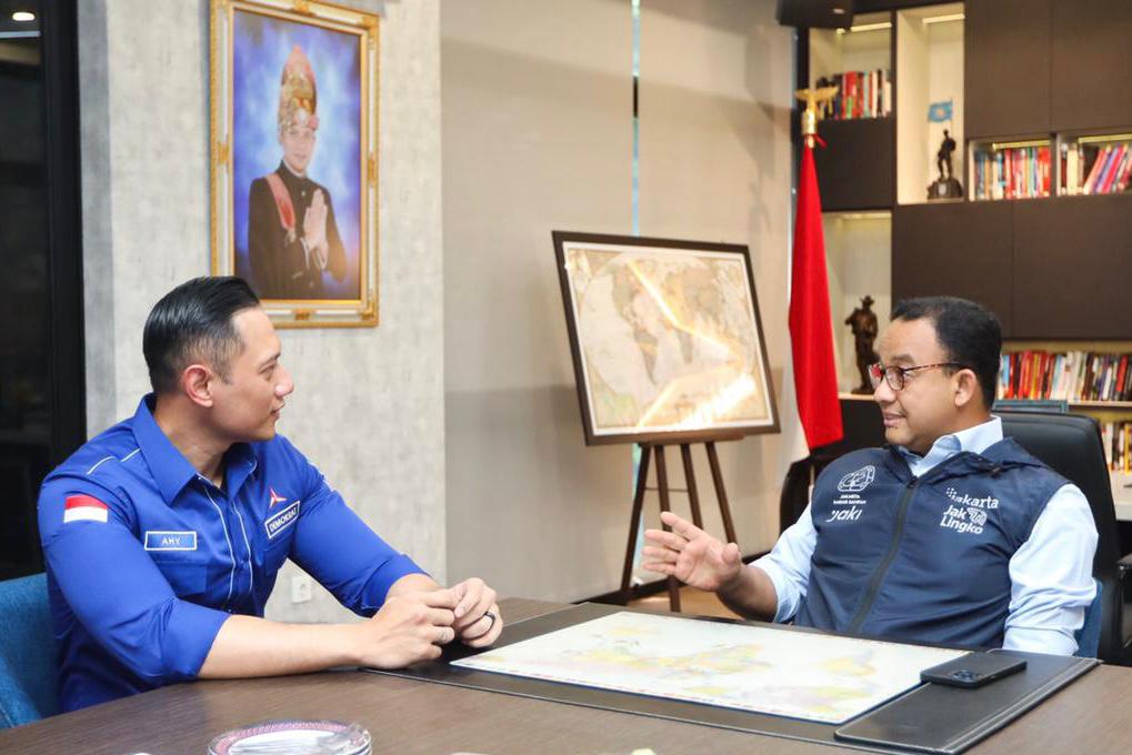 Bertemu di Markas Demokrat, Anies-AHY Satukan Energi Semangat Perubahan dan Perbaikan