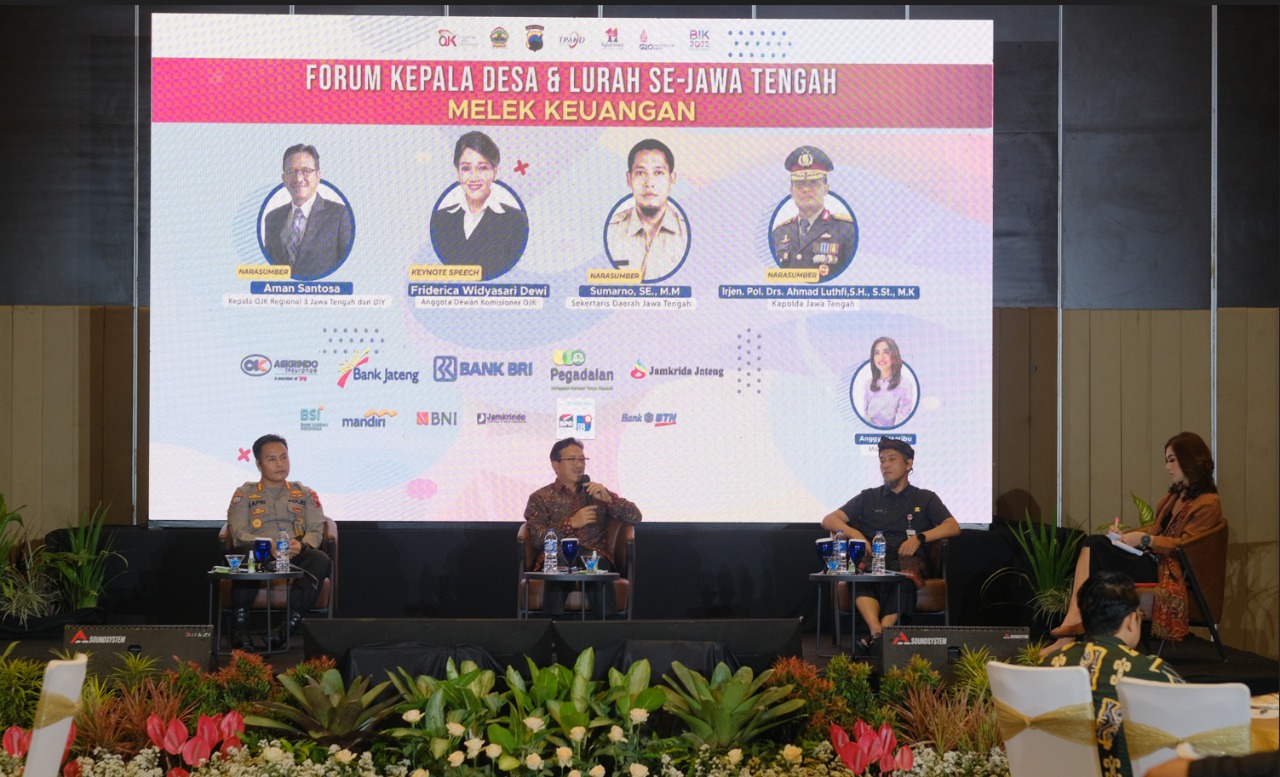 OJK Regional 3 Jateng dan DIY Ajak Kades dan Lurah Sebagai Agen Literasi Keuangan
