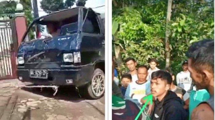 tangkapan layar video mobil pelaku maling sapi