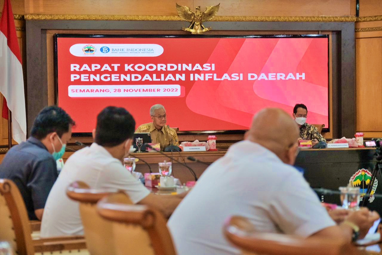 Ganjar pimpin Rakor pengendalian inflasi daerah