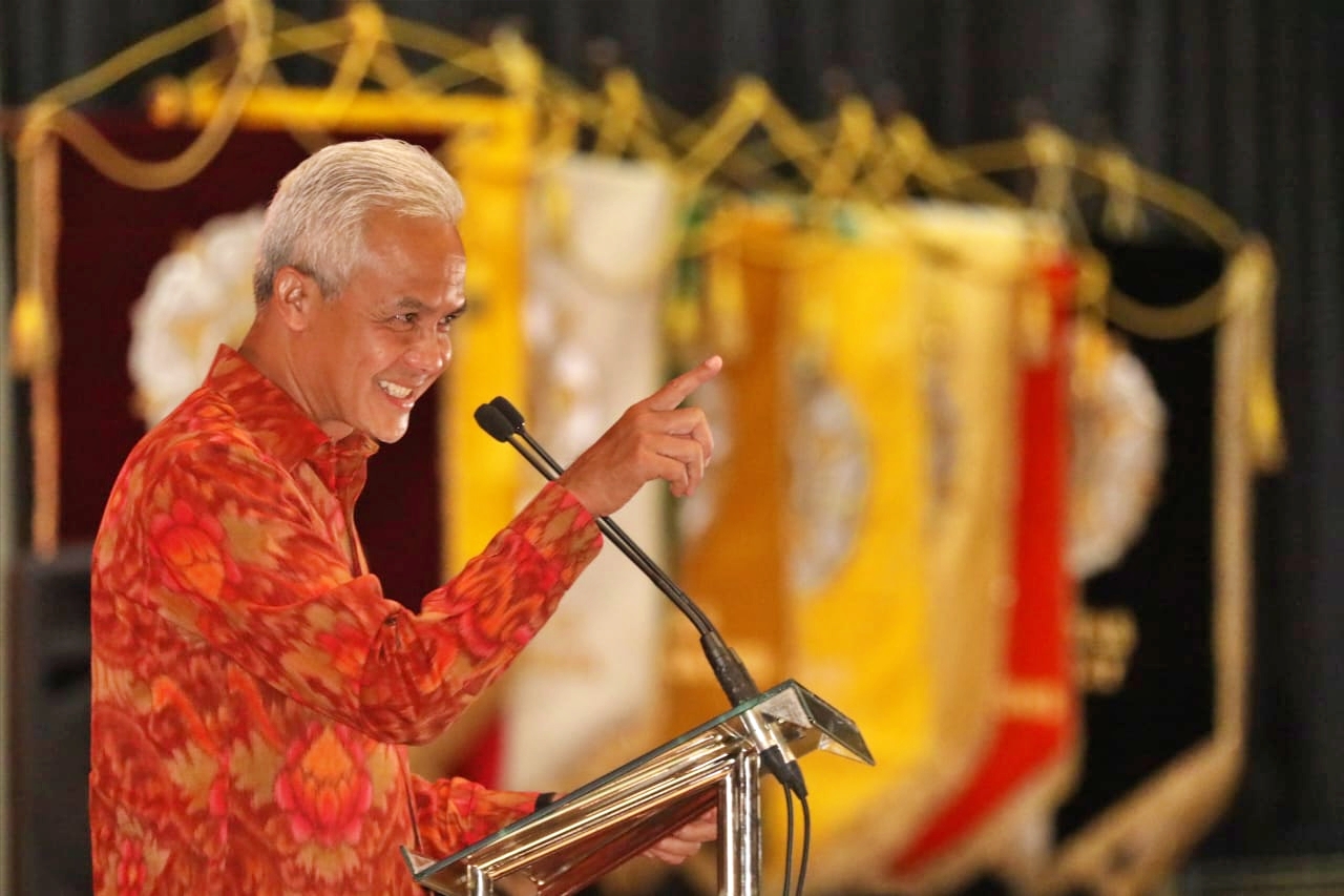 Ganjar saat di Klaten