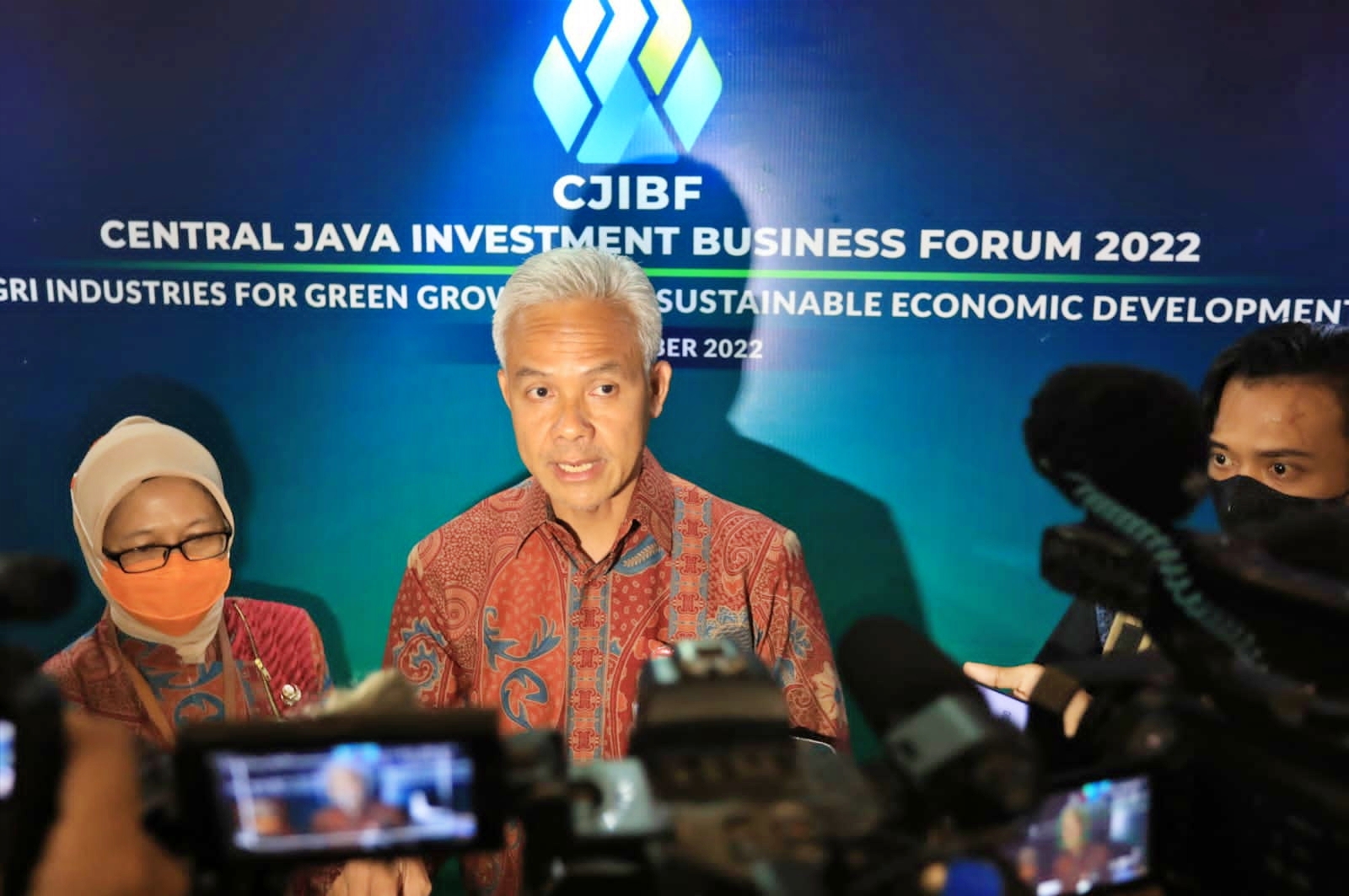 Ganjar saat ditanya pengumuman UMK