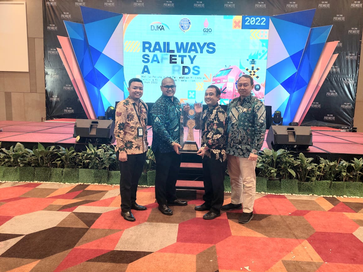 Jawa Tengah Raih Juara Pertama Railway Safety Awards 2022