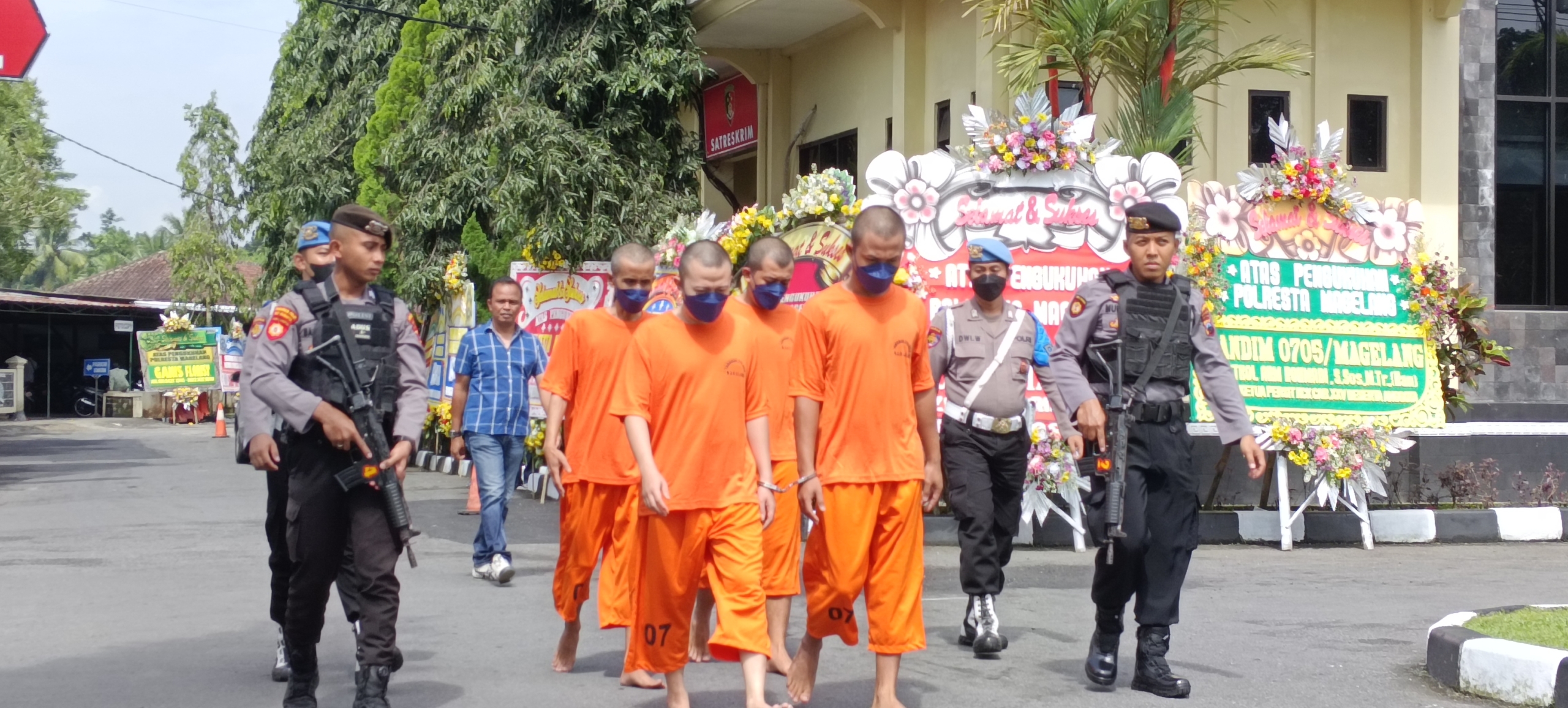 MANTAP !!! Polresta Magelang Ungkap Kasus Narkoba Besar, Barang Bukti 500 Gram Sabu