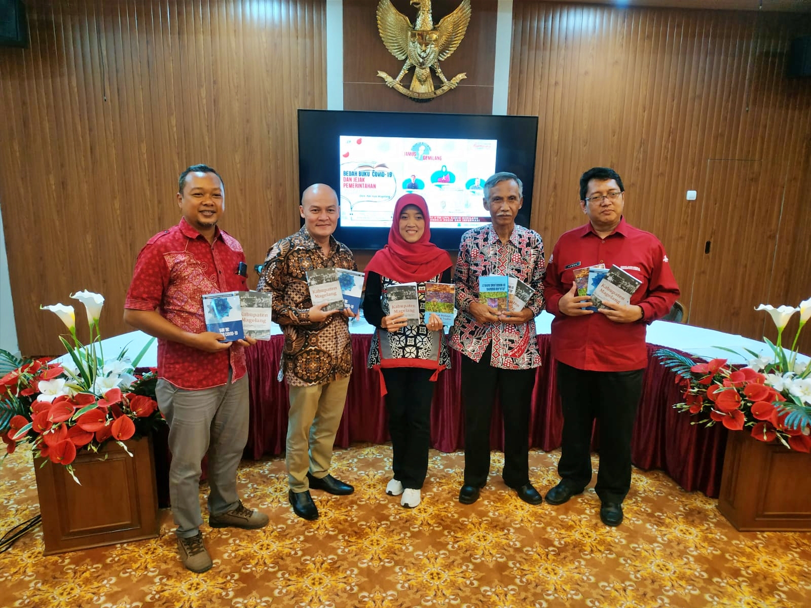 Launching Buku yang ditulis PWI Kabupaten Magelang