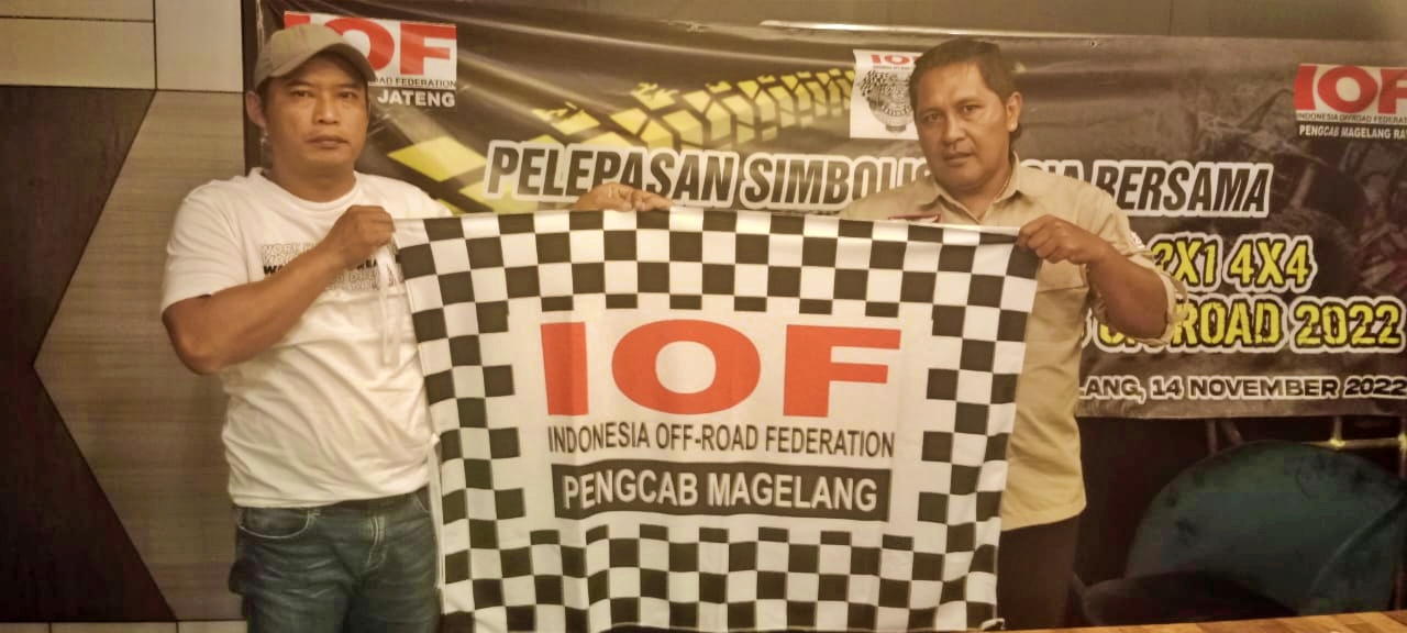Pelepasan Offroader asal Magelang oleh IOF Pangcab Magelang berlaga di Kejurnas