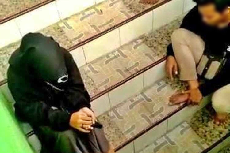 Tangkapan layar video sidang pasangan sejoli diduga mesum di toilet masjid