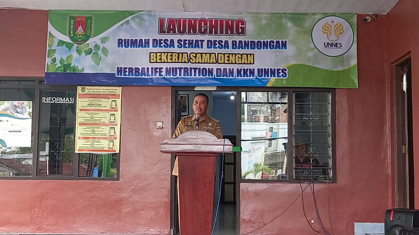 Jaga Kesehatan Masyarakat, Pemdes Bandongan Magelang Launching Rumah Desa Sehat