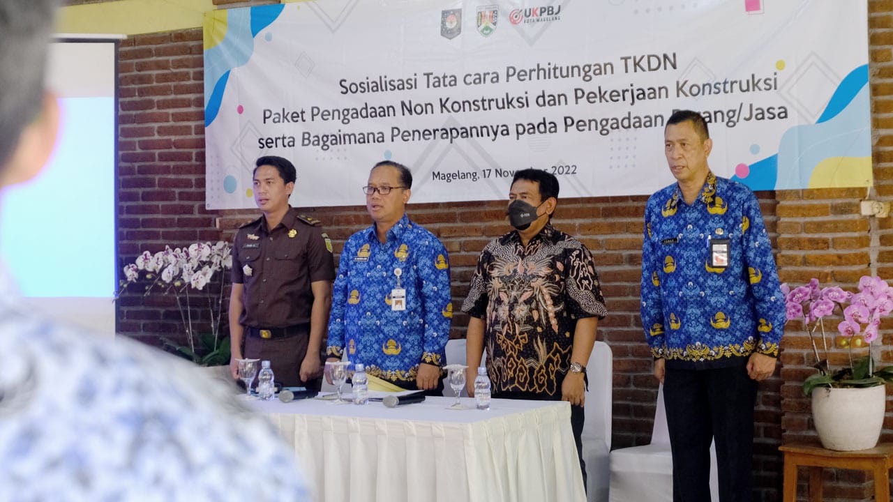 UKPBJ Kota Magelang Gelar Sosialisasi Tata Cara Perhitungan Tingkat Komponen Dalam Negeri