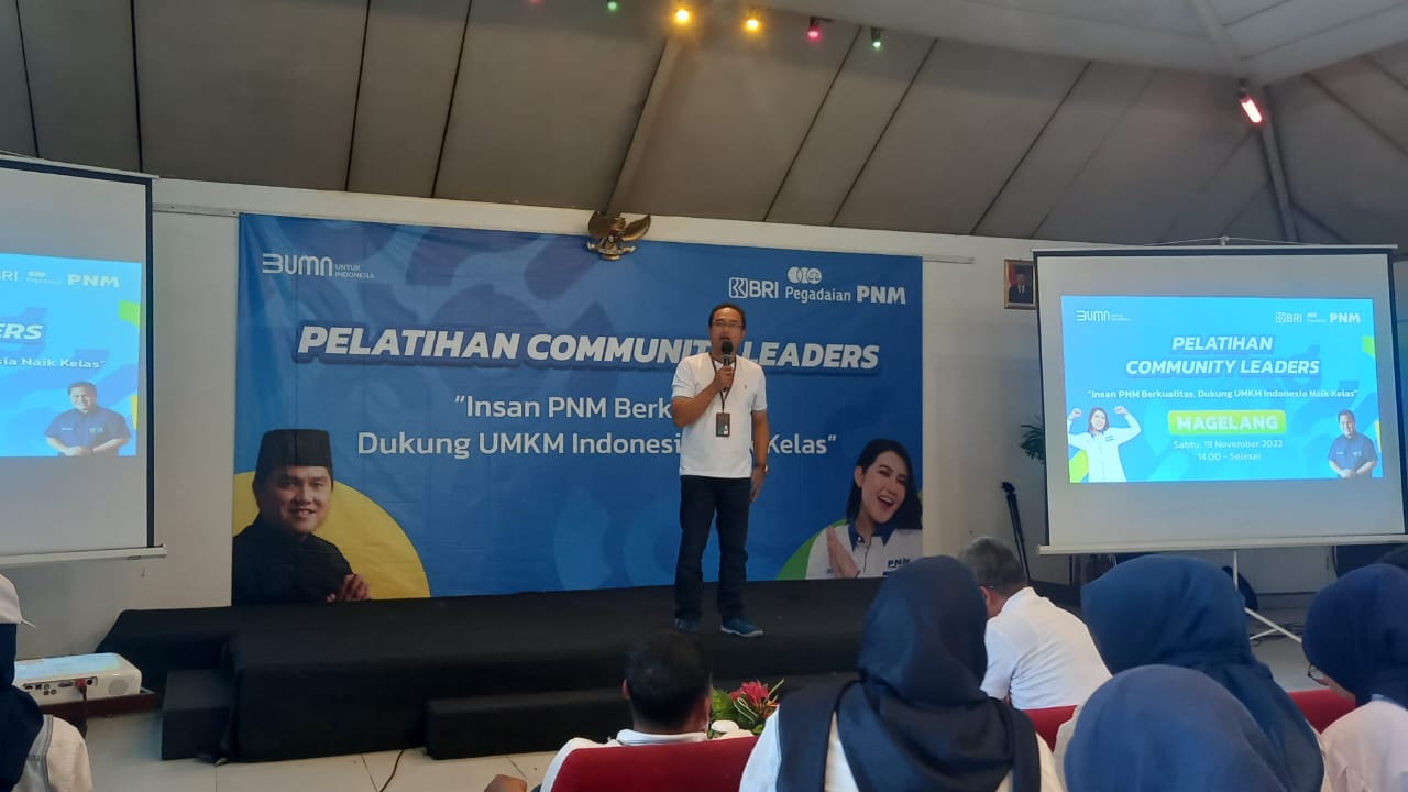 Dukung UMKM Naik Kelas, PNM Gelar Pelatihan Community Leaders di Magelang
