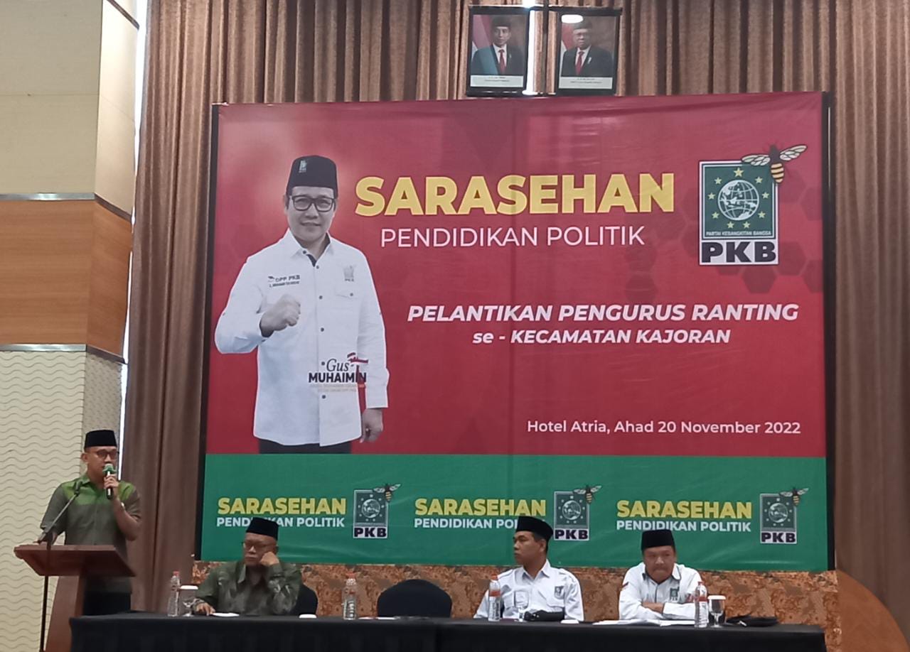 Pengurus Ranting PKB se Kecamatan Kajoran Magelang Dilantik
