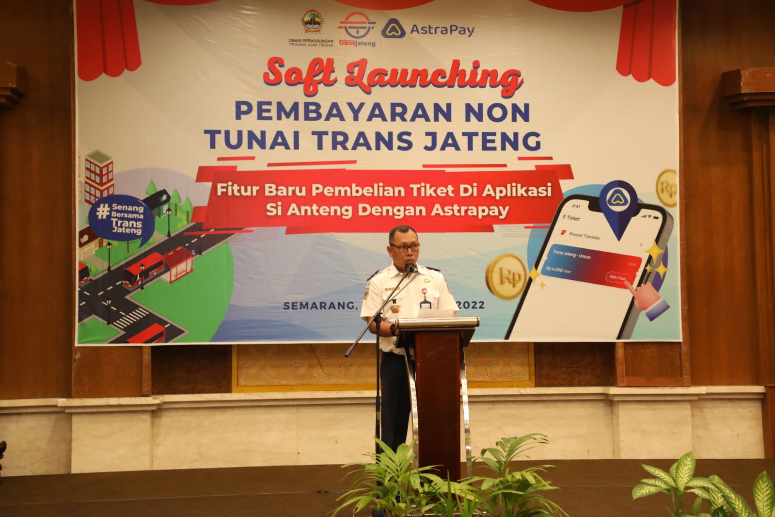 Fitur Baru! Beli Tiket Trans Jateng Bisa Nontunai Pakai “Si Anteng”