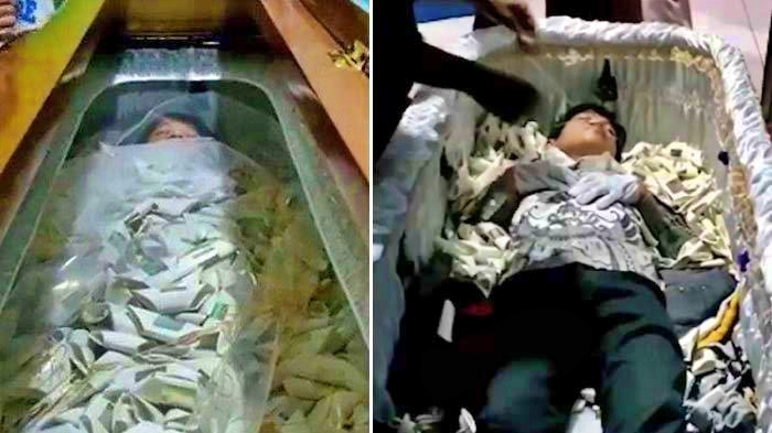 tangkapan layar video viral pria mati hidup lagi