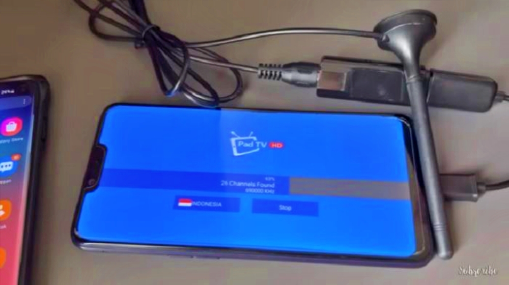 Nonton TV Digital pakai handphone tanpa kuota dan set top box