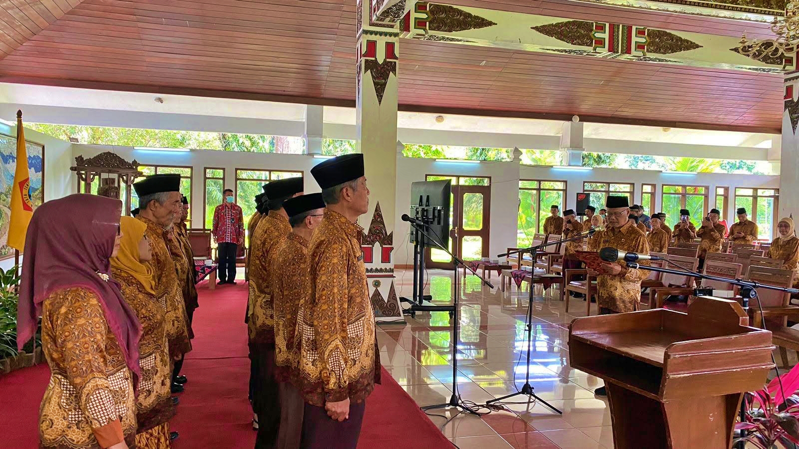 Pelantikan Pengurus Wredatama Republik Indonesia (PWRI) dan Kerta Wredatama Kabupaten Magelang.