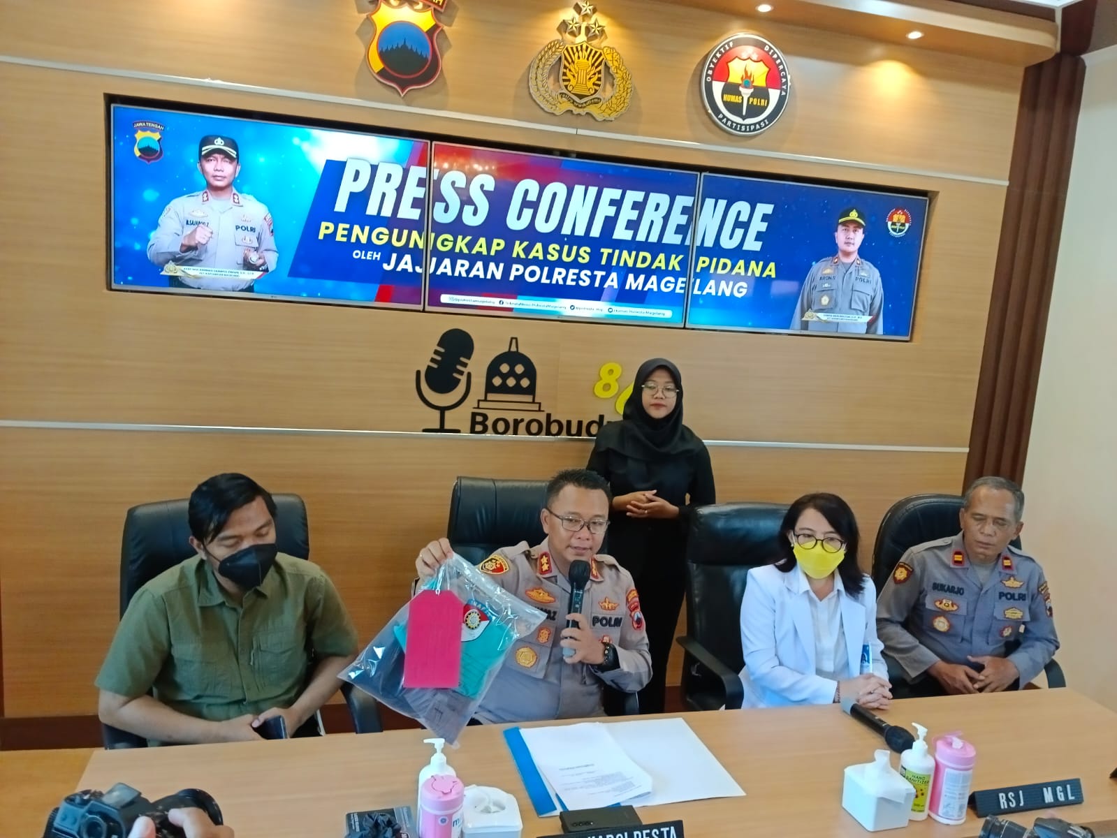 Pers Rils Kasus perusakan masjid dan kitab suci di Magelang