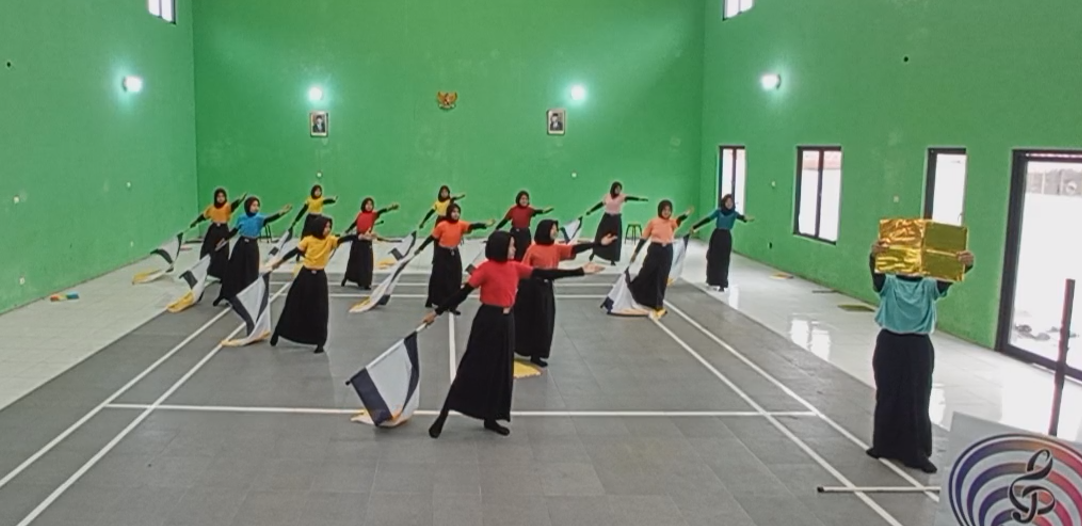 SMP Persatuan Salaman saat berlatih dalam menghadapi Asian Music Games 2022 mewakili Indonesia